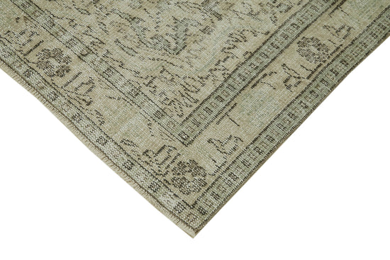 5x8 Beige Turkish Vintage Area Rug - 41765