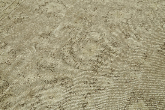 5x9 Beige Turkish Vintage Area Rug - 41799