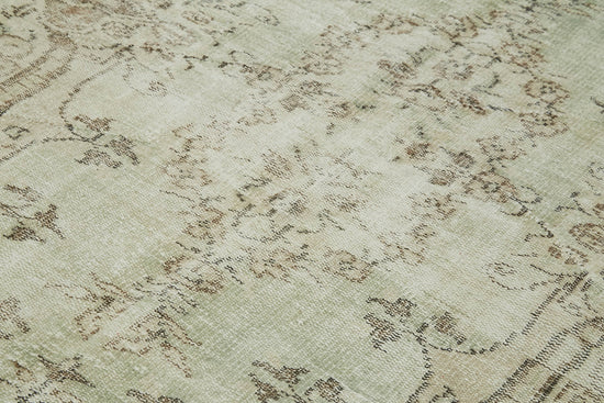 5x8 Beige Turkish Vintage Area Rug - 41811