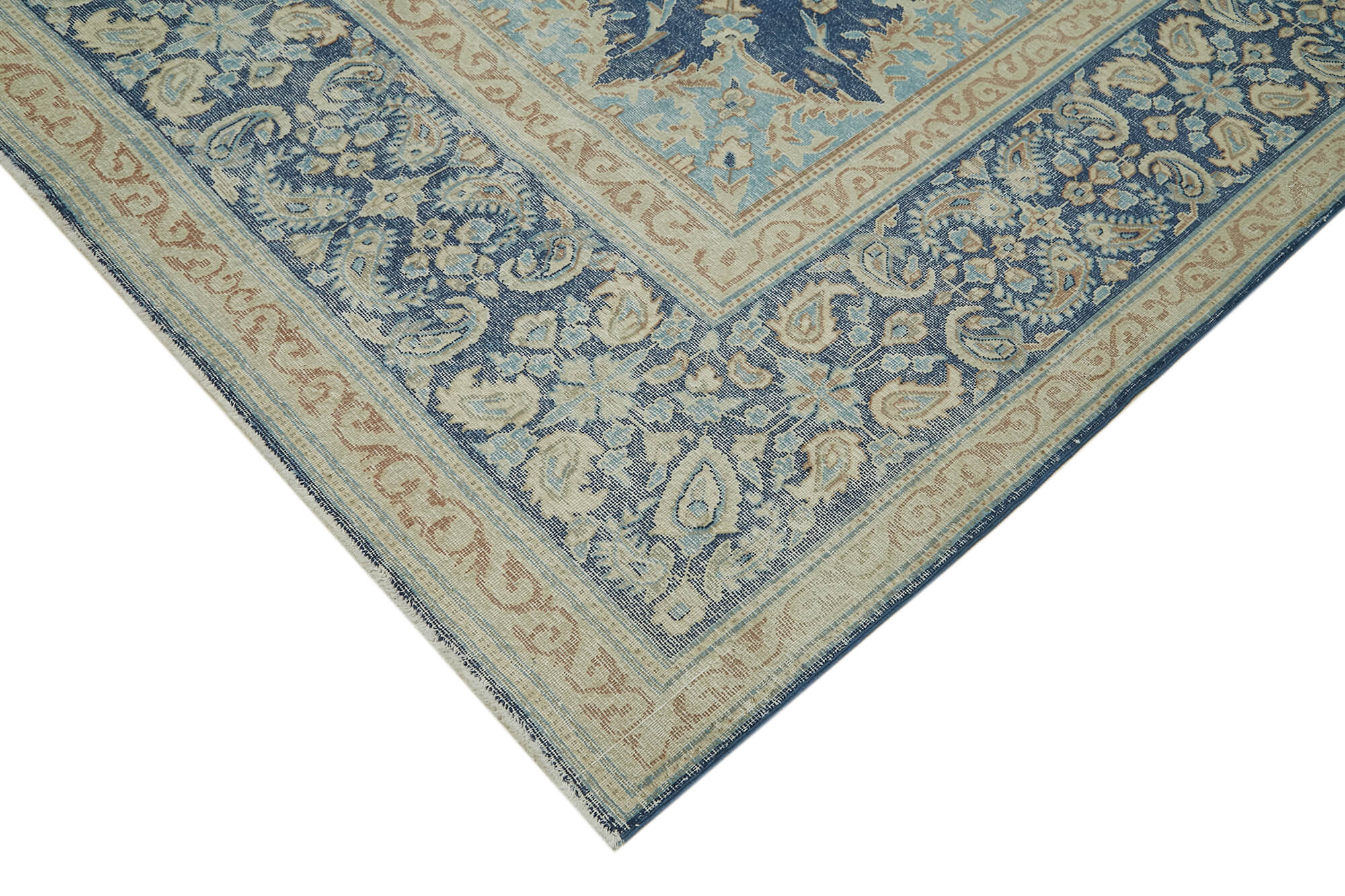 10x13 Beige Vintage Large Area Rug - 41849