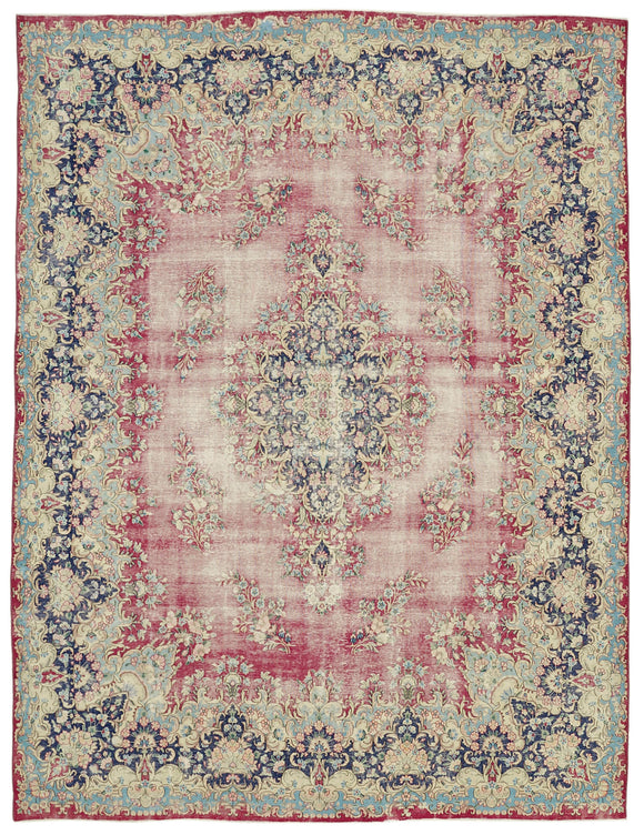10x13 Beige Vintage Large Area Rug - 41857