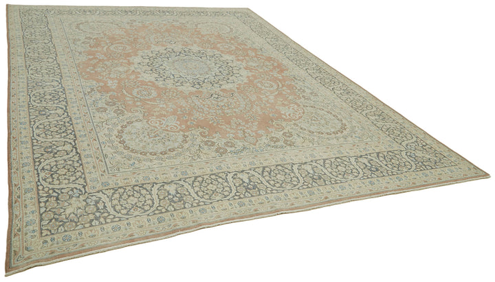 9x13 Beige Vintage Large Area Rug - 41858