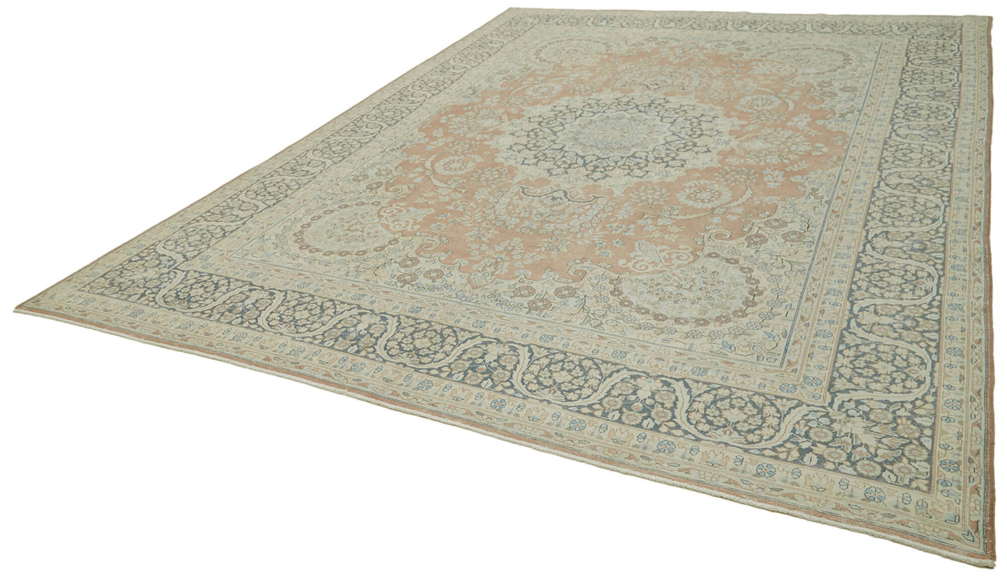 9x13 Beige Vintage Large Area Rug - 41858