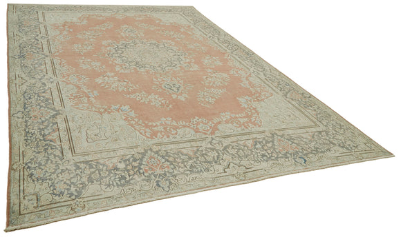 10x14 Beige Vintage Large Area Rug - 41861