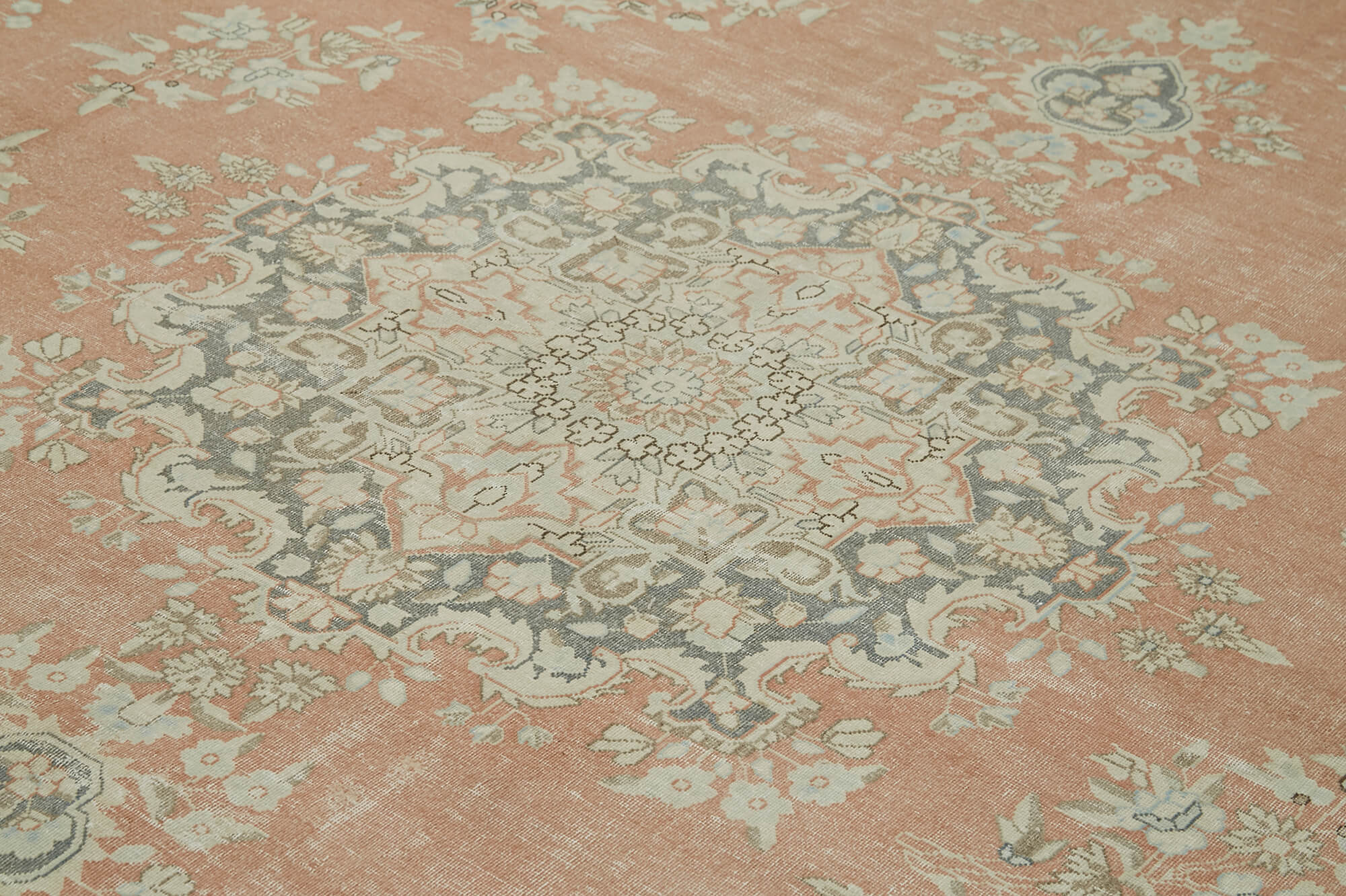 10x14 Beige Vintage Large Area Rug - 41861