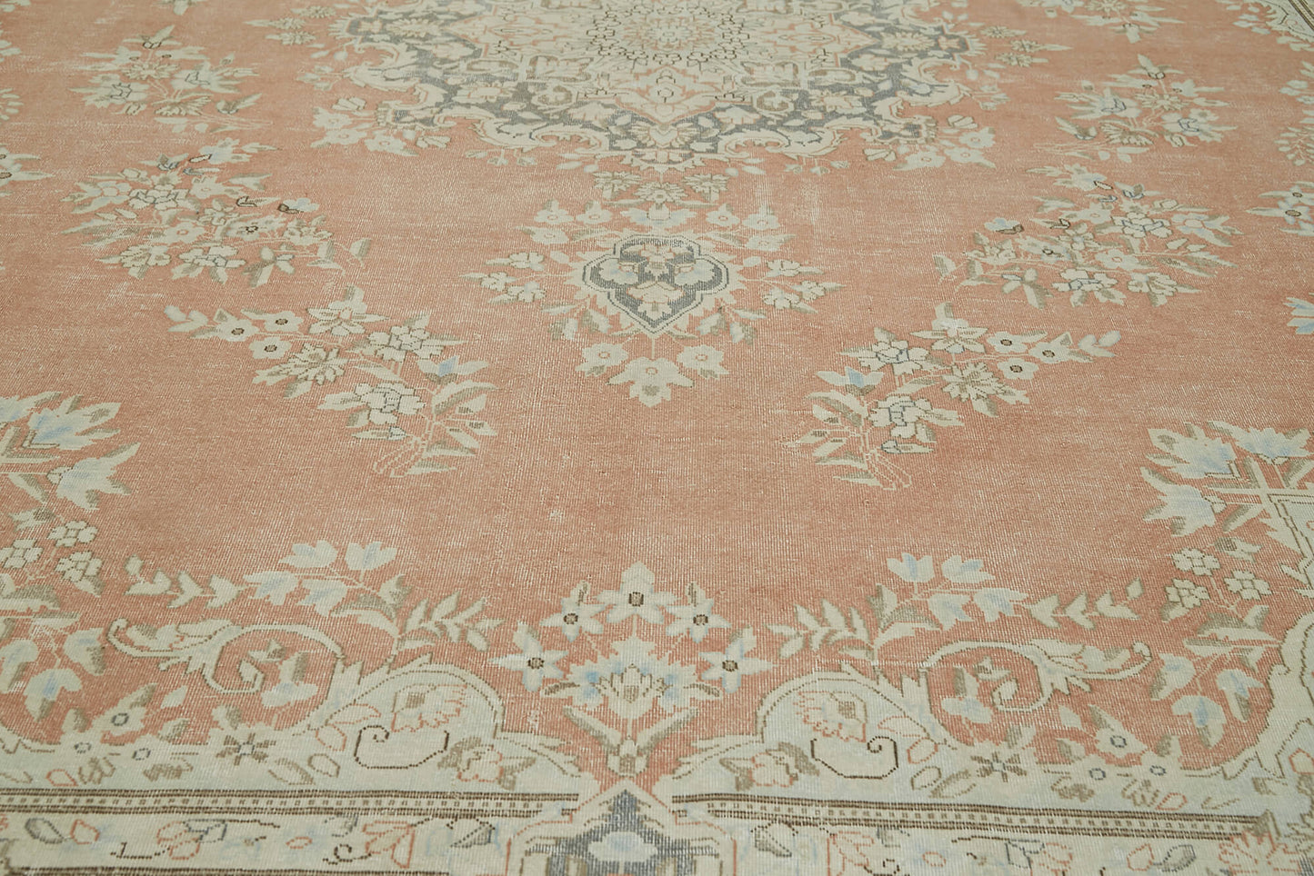 10x14 Beige Vintage Large Area Rug - 41861