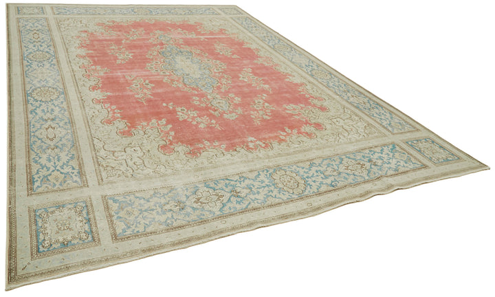 10x13 Beige Vintage Large Area Rug - 41867