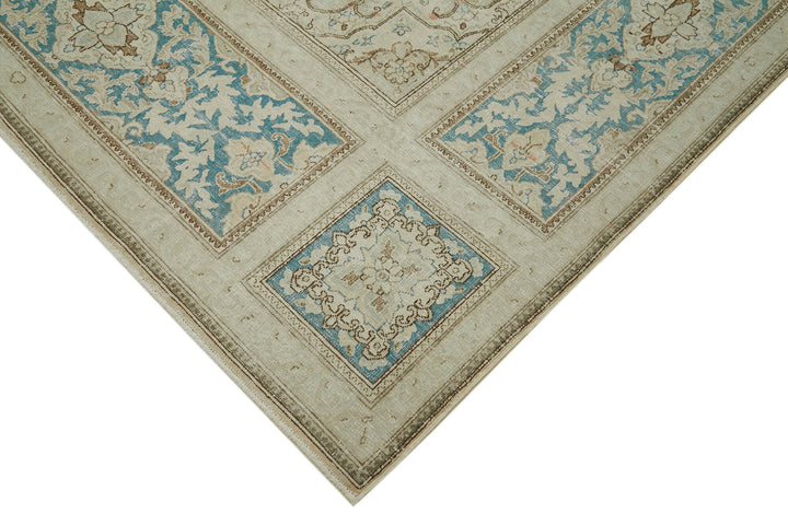 10x13 Beige Vintage Large Area Rug - 41867