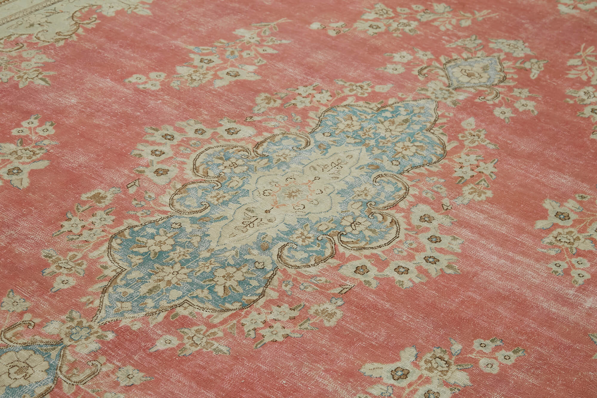 10x13 Beige Vintage Large Area Rug - 41867