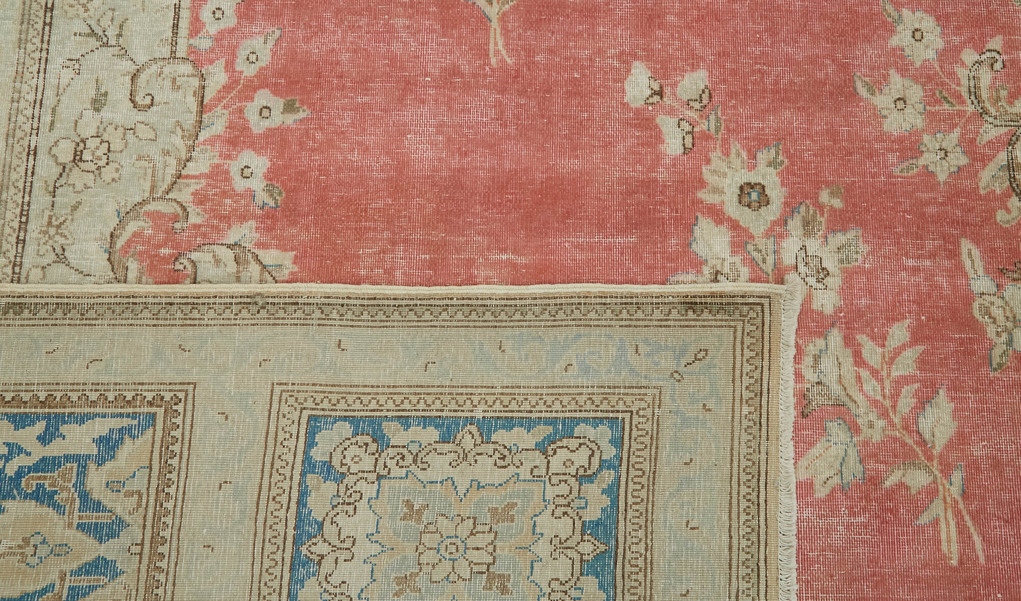 10x13 Beige Vintage Large Area Rug - 41867