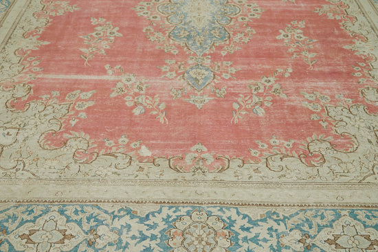 10x13 Beige Vintage Large Area Rug - 41867