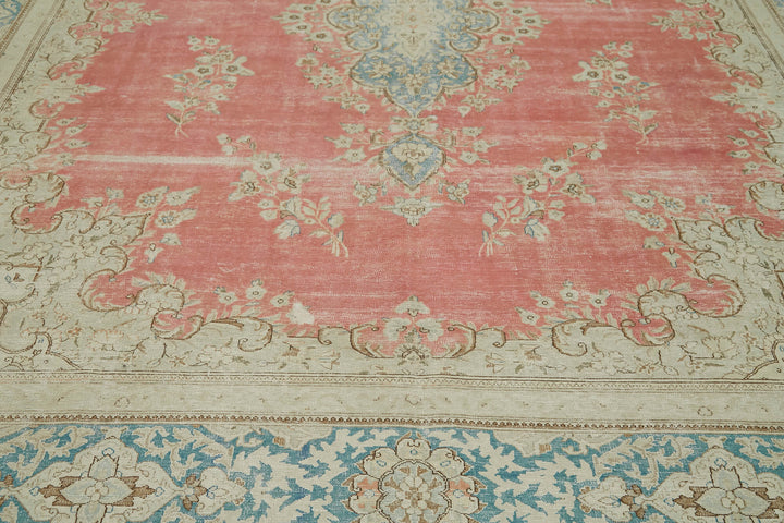 10x13 Beige Vintage Large Area Rug - 41867