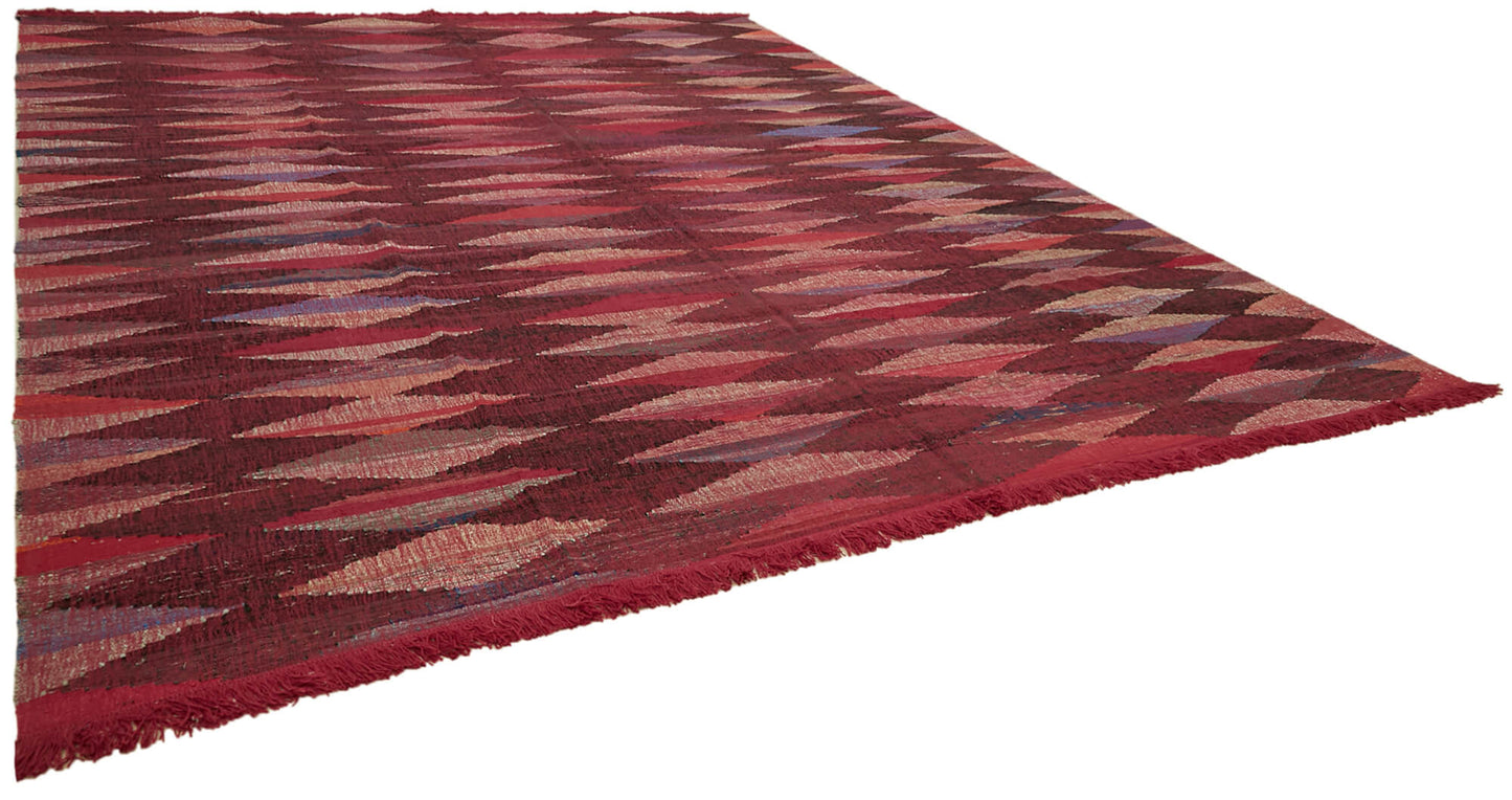 13x16 Red Contemporary Area Rug - 41872