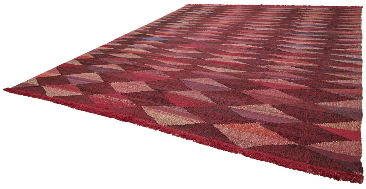 13x16 Red Contemporary Area Rug - 41872