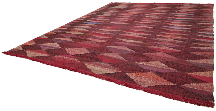 13x16 Red Contemporary Area Rug - 41872