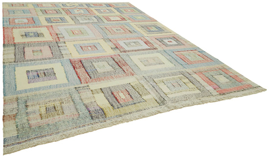 10x13 Beige Contemporary Area Rug - 41874