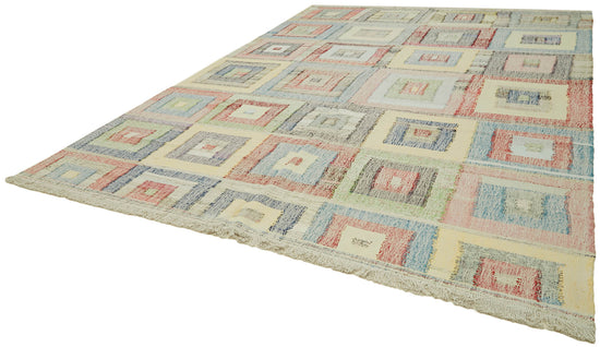 10x13 Beige Contemporary Area Rug - 41874