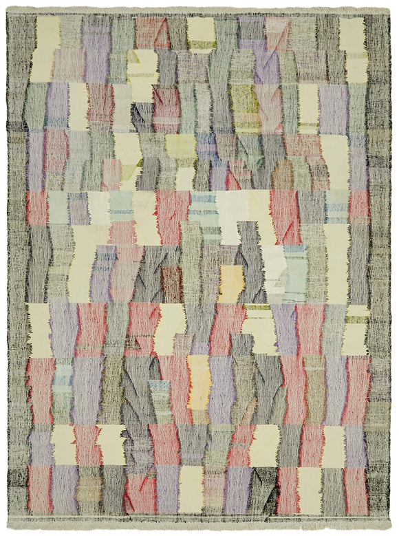 9x12 Beige Contemporary Area Rug - 41875