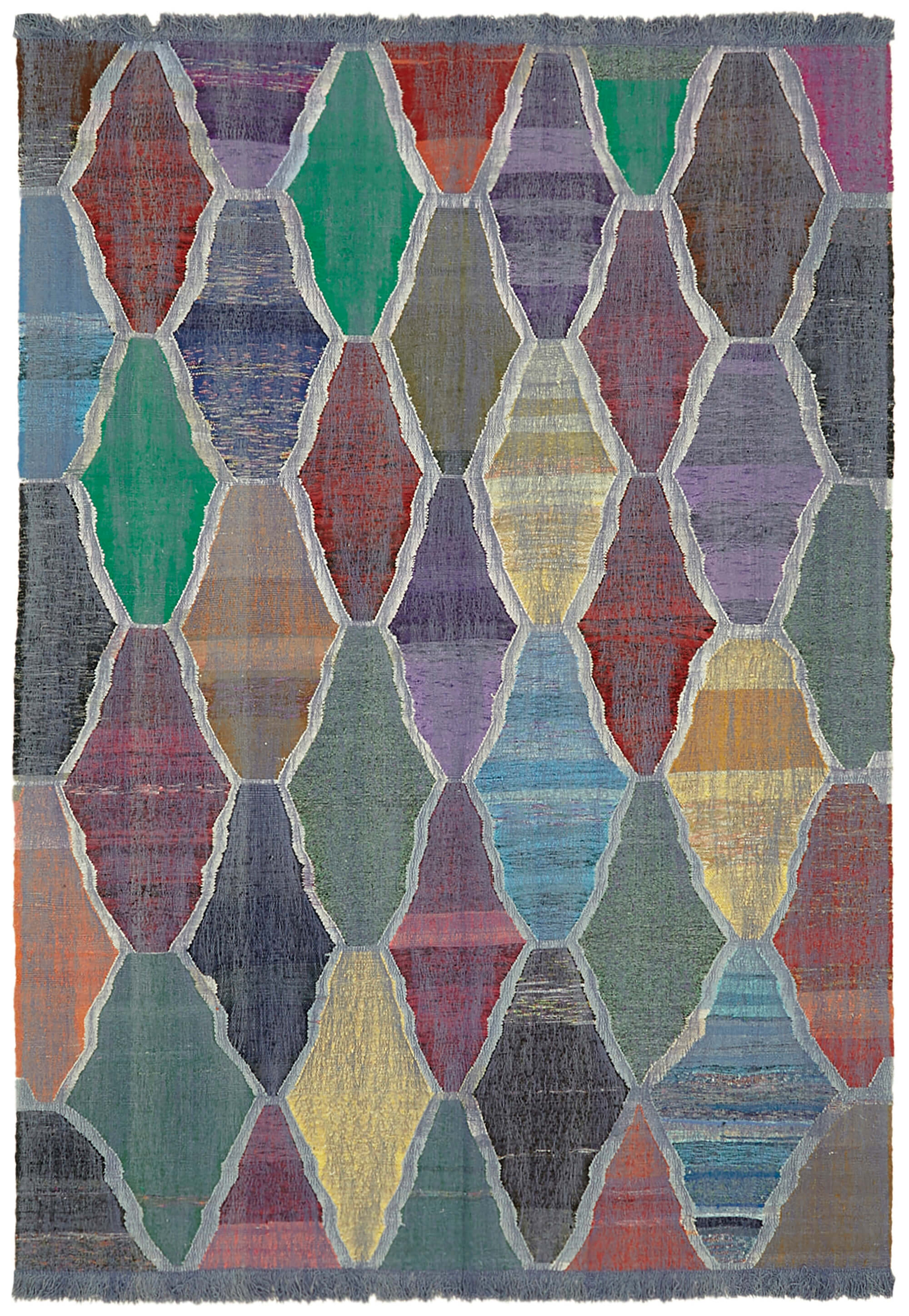 9x12 Blue Contemporary Area Rug - 41878