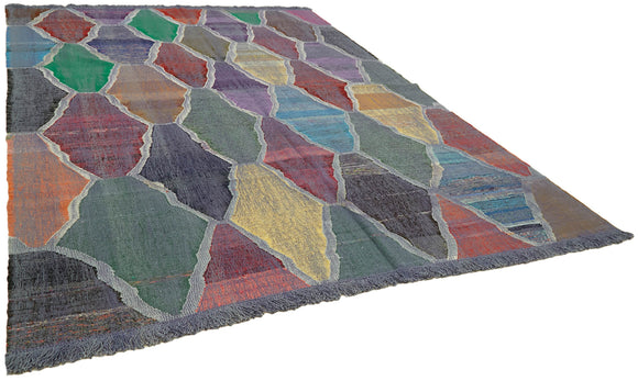 9x12 Blue Contemporary Area Rug - 41878