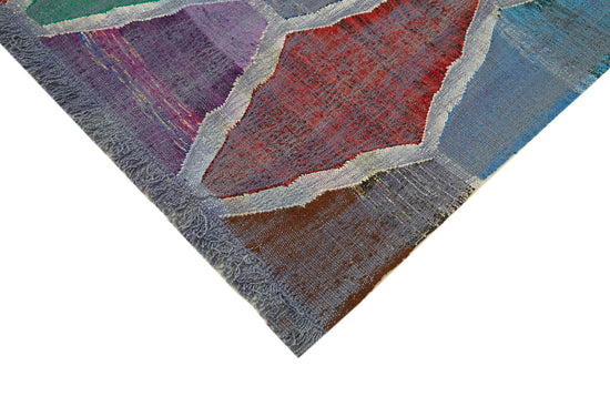 9x12 Blue Contemporary Area Rug - 41878