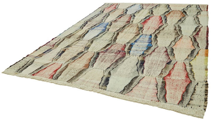 8x11 Beige Contemporary Area Rug - 41882