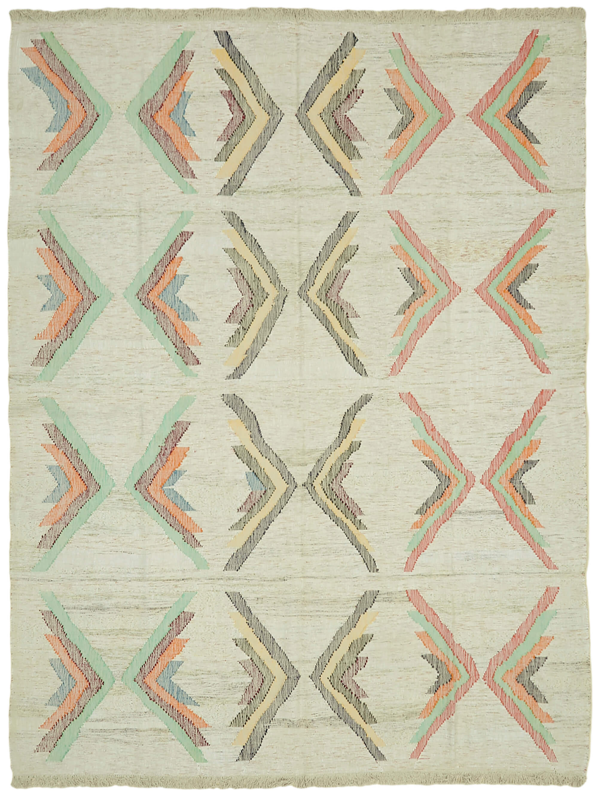 10x13 Beige Contemporary Area Rug - 41887