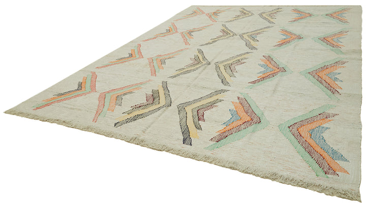 10x13 Beige Contemporary Area Rug - 41887
