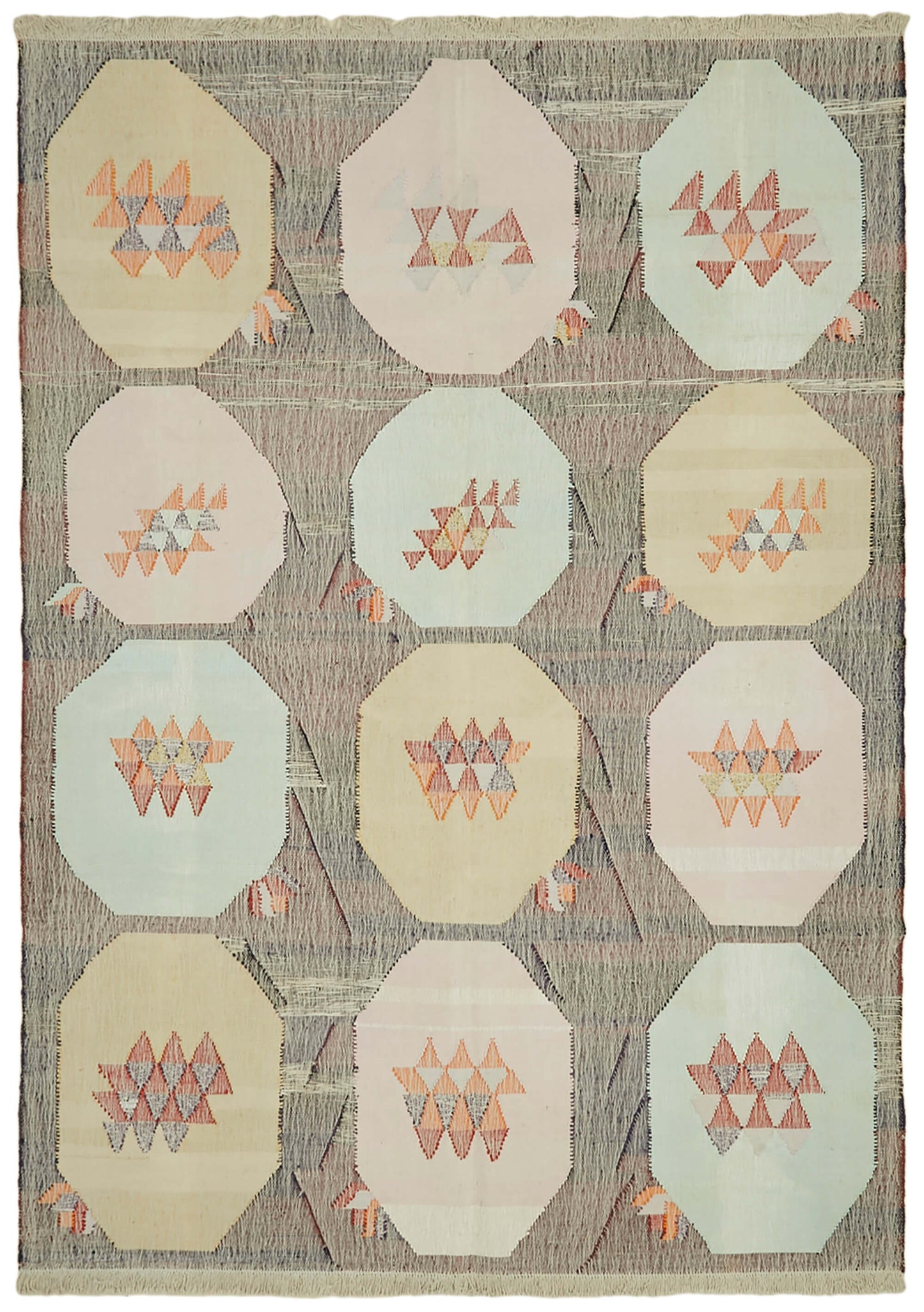 8x12 Beige Contemporary Area Rug - 41888