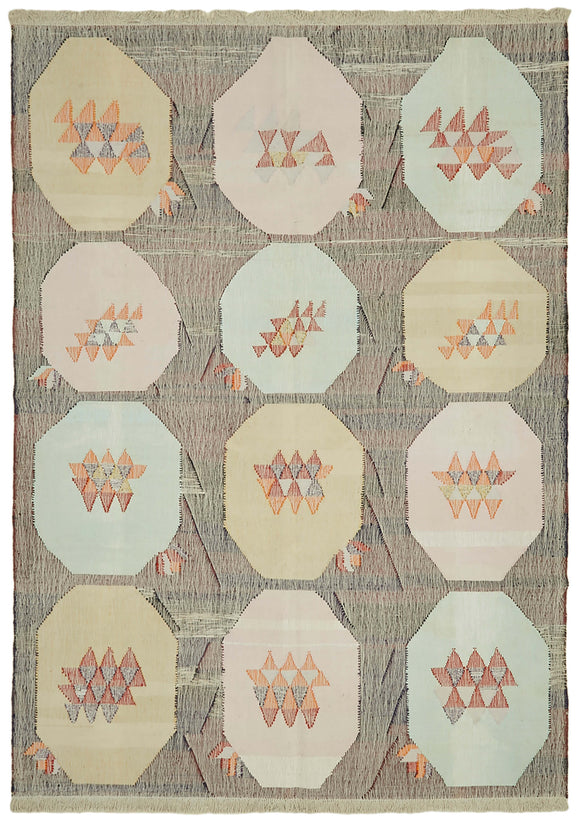 8x12 Beige Contemporary Area Rug - 41888