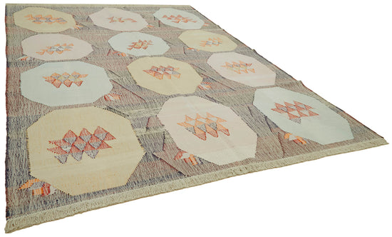 8x12 Beige Contemporary Area Rug - 41888