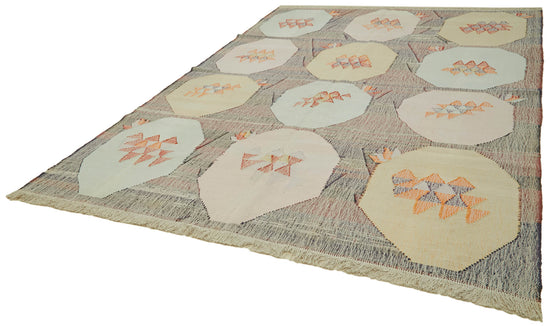 8x12 Beige Contemporary Area Rug - 41888