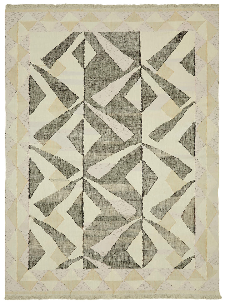 10x14 Beige Contemporary Area Rug - 41891