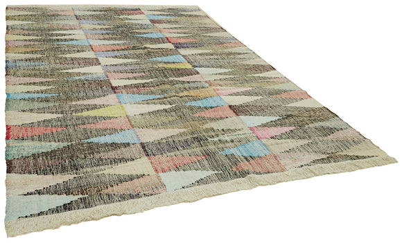 8x11 Beige Contemporary Area Rug - 41892