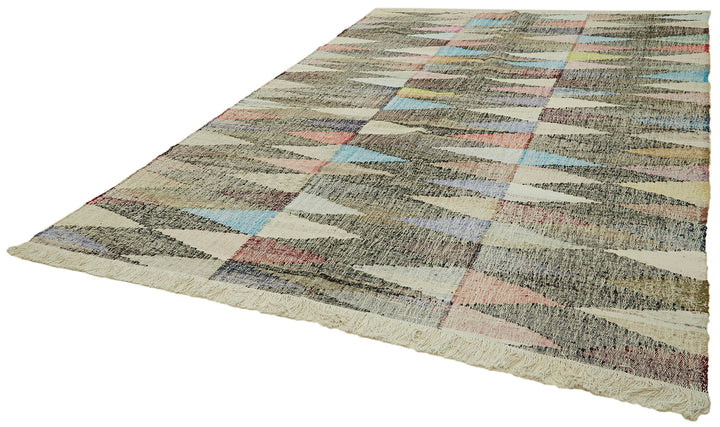 8x11 Beige Contemporary Area Rug - 41892