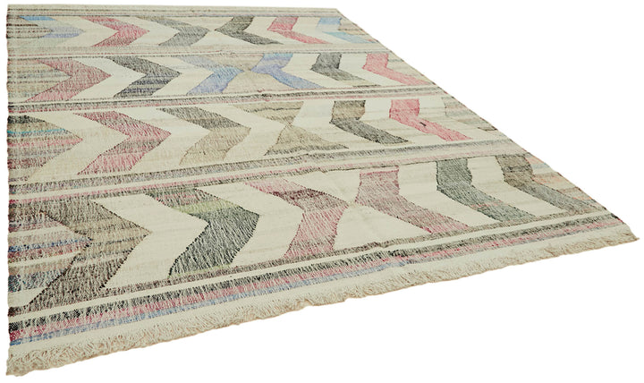 8x10 Beige Contemporary Area Rug - 41895