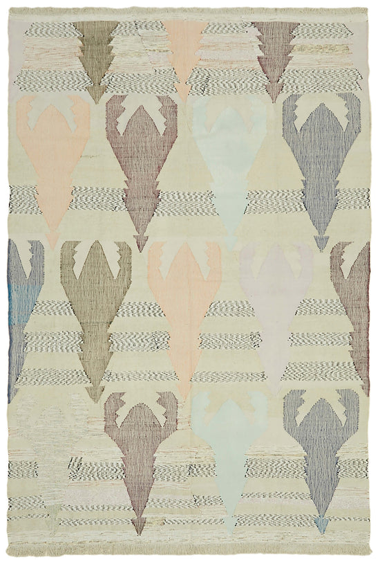 8x12 Beige Contemporary Area Rug - 41900