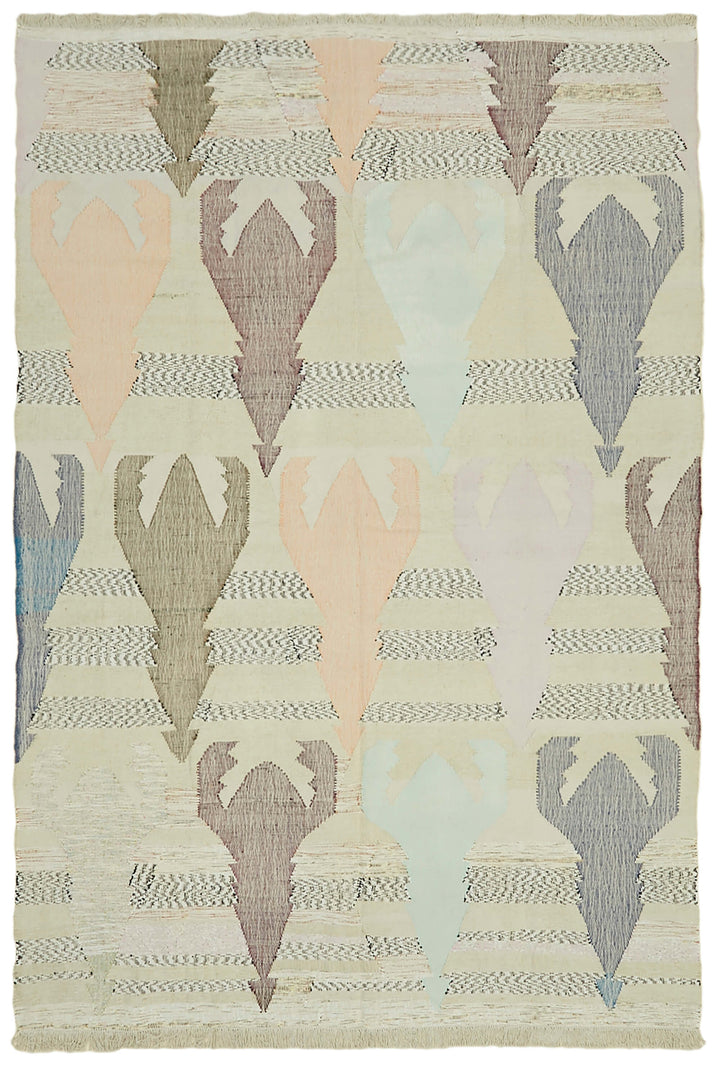 8x12 Beige Contemporary Area Rug - 41900