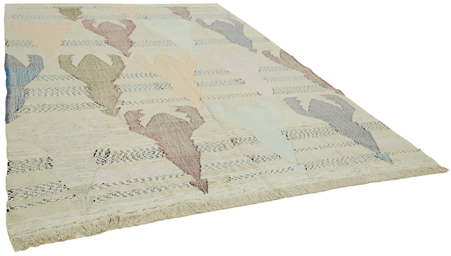 8x12 Beige Contemporary Area Rug - 41900