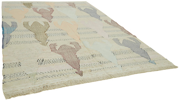 8x12 Beige Contemporary Area Rug - 41900