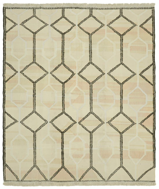 9x10 Beige Contemporary Area Rug - 41902