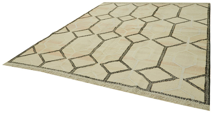 9x10 Beige Contemporary Area Rug - 41902