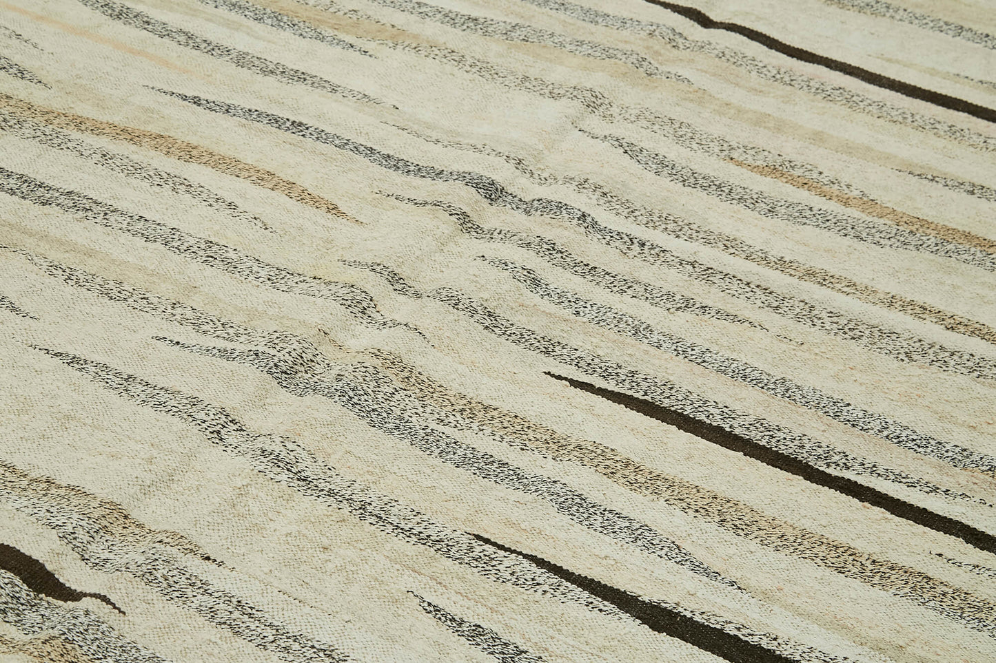8x12 Beige Hemp Kilim Rug - 41931