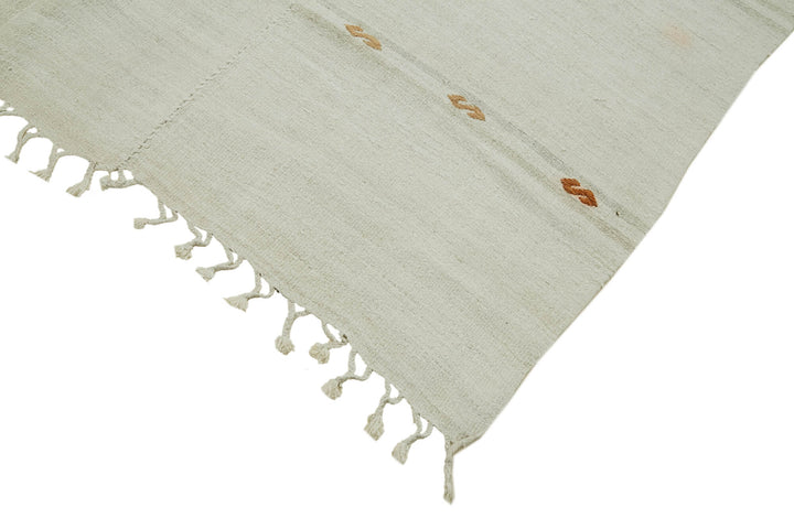 6x15 White Hemp Kilim Rug - 41940