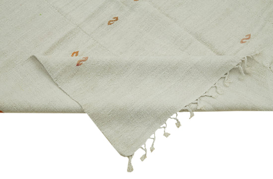 6x15 White Hemp Kilim Rug - 41940