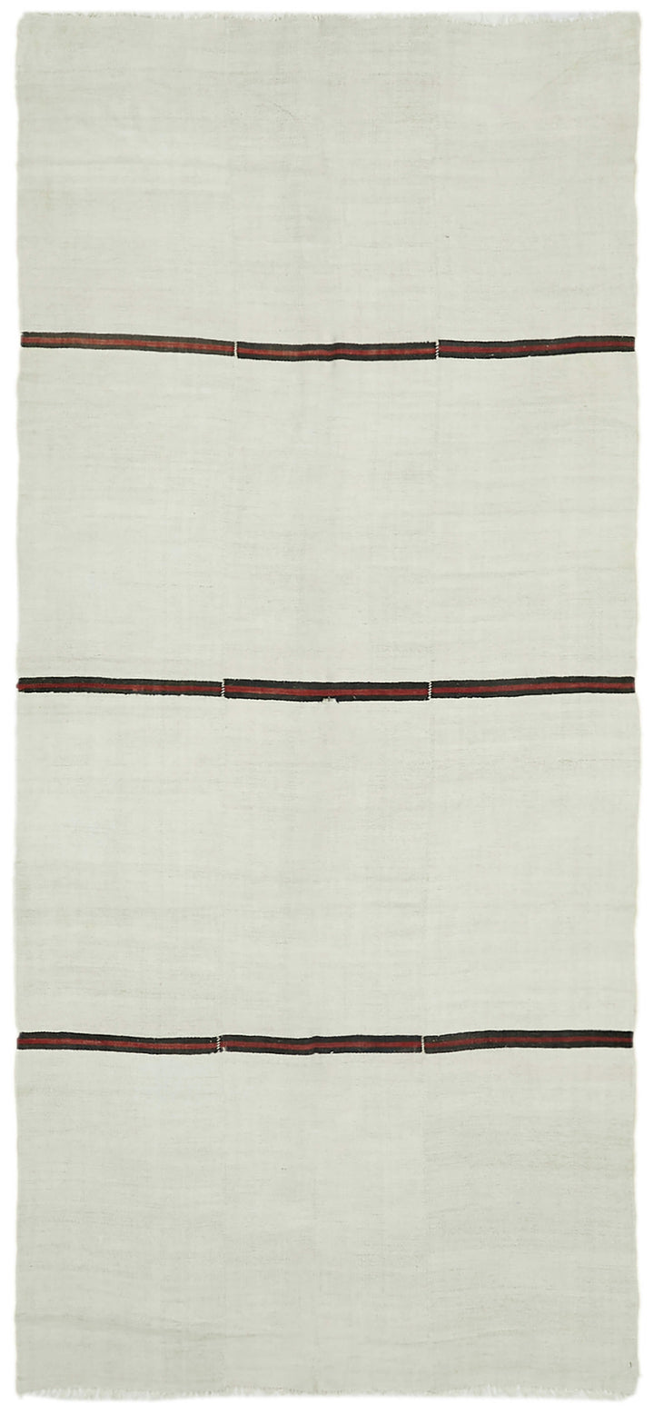 6x12 White Hemp Kilim Rug - 41943