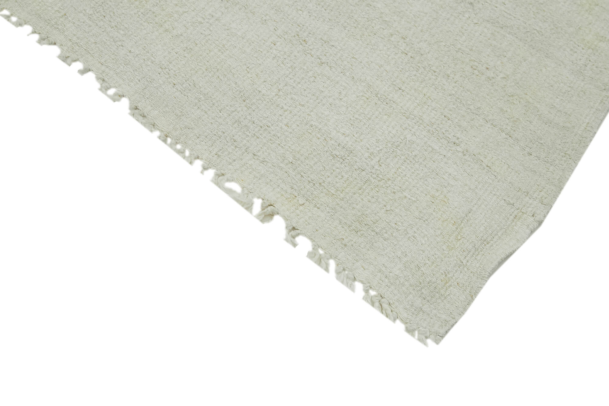 6x12 White Hemp Kilim Rug - 41943