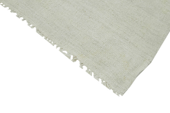 6x12 White Hemp Kilim Rug - 41943