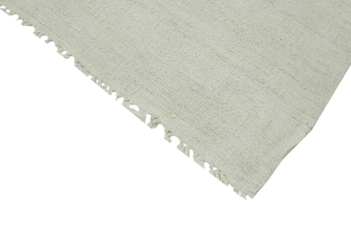 6x12 White Hemp Kilim Rug - 41943