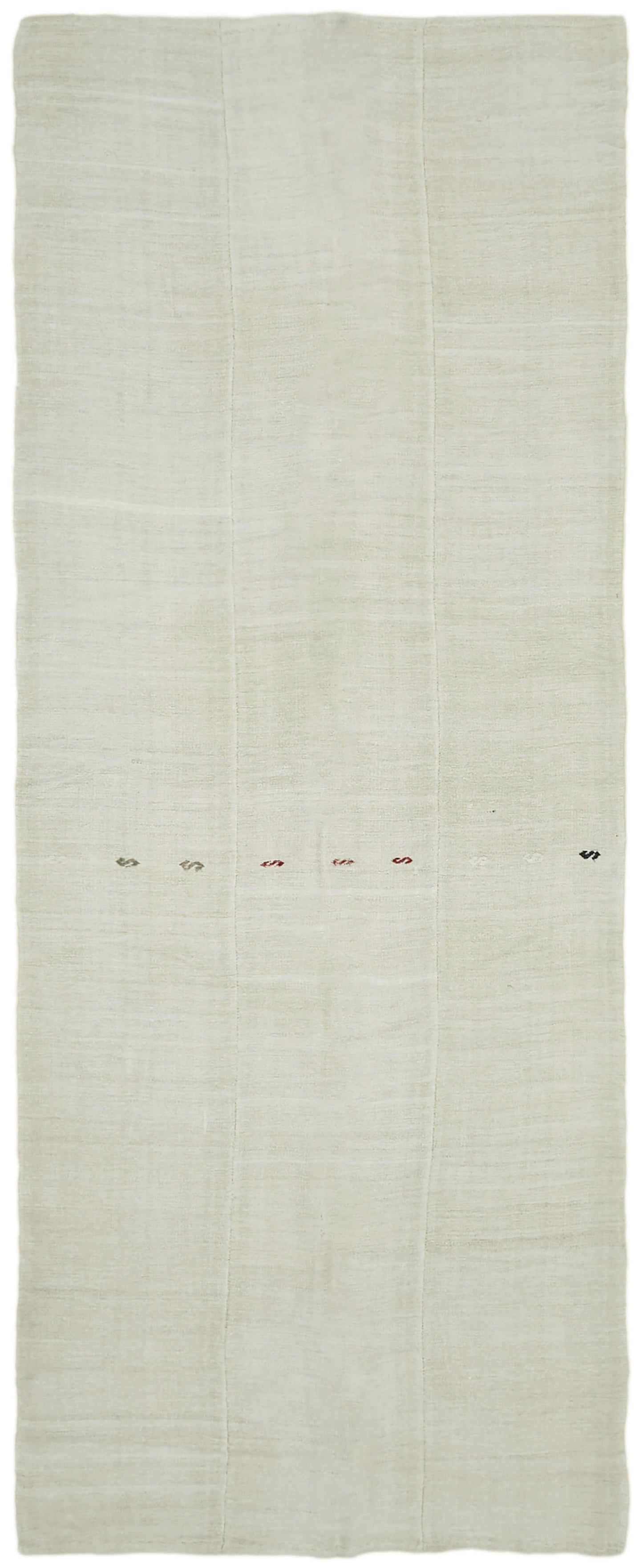 6x15 White Hemp Kilim Rug - 41951